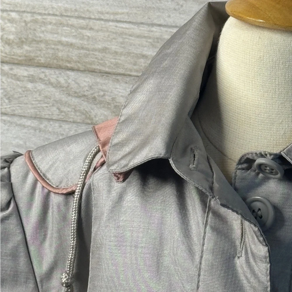 Rothschild Vintage Girls Jacket Tie Waist Raincoat Preppy Spring Coat 4T Classic